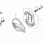 CRF230F Задний тормоз