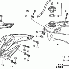 CR125R Топливный бак