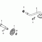 CRF450R Масляный насос