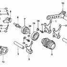 CRF450X Вилка переключения передач