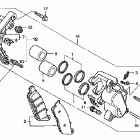 VT750DCB Передний тормозной суппорт