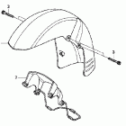 VTX1300S Переднее крыло