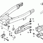 CRF150F Swingarm @ chain case