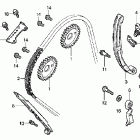 CBR600RR Цепь ГРМ и натяжитель