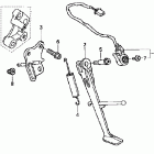 VTR1000F Подножка