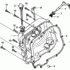 CB250 Крышка картера правая
