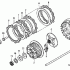 VTX1300S Сцепление