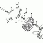 CRF50F Задний тормоз