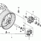 CB900F Заднее колесо