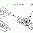 CRF50F Наклейки