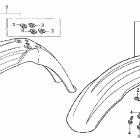 CR250R Переднее крыло
