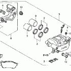 NRX1800EA Задний суппорт тормозной