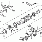 GL1800 Барабан и вилки переключения