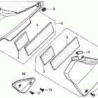 CB900F Боковая панель