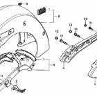 VTX1800N3 Rear fender @ grab rail (2)