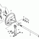 CB250 Задний тормоз