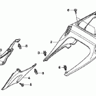 CBR600RR Rear cowl ('05)