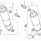 VTX1300S Задний амортизатор