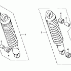 CB250 Задний амортизатор