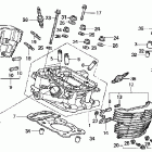 VT750DCB Головка цилиндров задняя