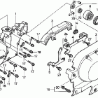 VTX1800F2 Крышка картера левая