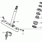 VTX1300C Траверса нижняя