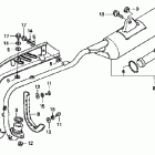 CRF70F Глушитель