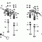 VT750DCB Распредвал и клапана