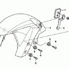CBR600RR Front fender ('05)