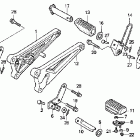 CB250 Подножки