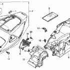 CBR1000RR Облицовка сидения