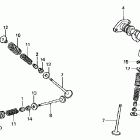 VTR1000F Распредвал и клапана