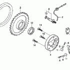 CB250 Муфта стартера