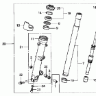 ST1300A Передняя вилка