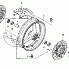 CBR600F4 Front wheel ('01-'05)