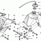 CR85RB Топливный бак