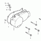 CB50R Крышка картера левая