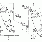 VTX1800C Задний амортизатор