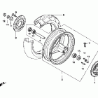 NSR50R Заднее колесо