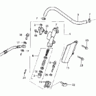 CB50R Главный цилиндр задний