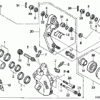 NRX1800DA Передний тормозной суппорт левый