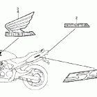 CB600F Наклейки