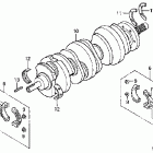 NRX1800DA Коленвал и поршни