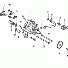 VTX1800S Масляный насос и фильтр