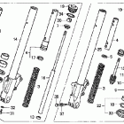 VTX1800S2 Передняя вилка