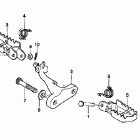 XR250R Подножки