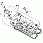 CB600F Крышка головки цилиндров