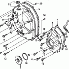 CB600F Кожух сцепления