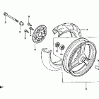NSR50R Переднее колесо