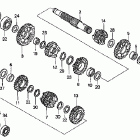 XR400R Трансмиссия